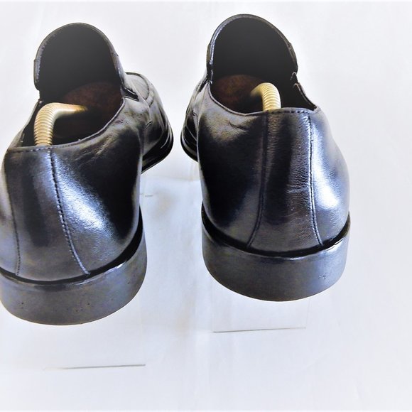 Bruno Magli Black Italian Leather Loafers in 10 1/2M main image 5